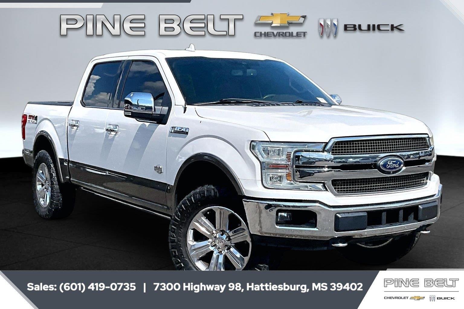 Used 2018 White Ford King Ranch image 1