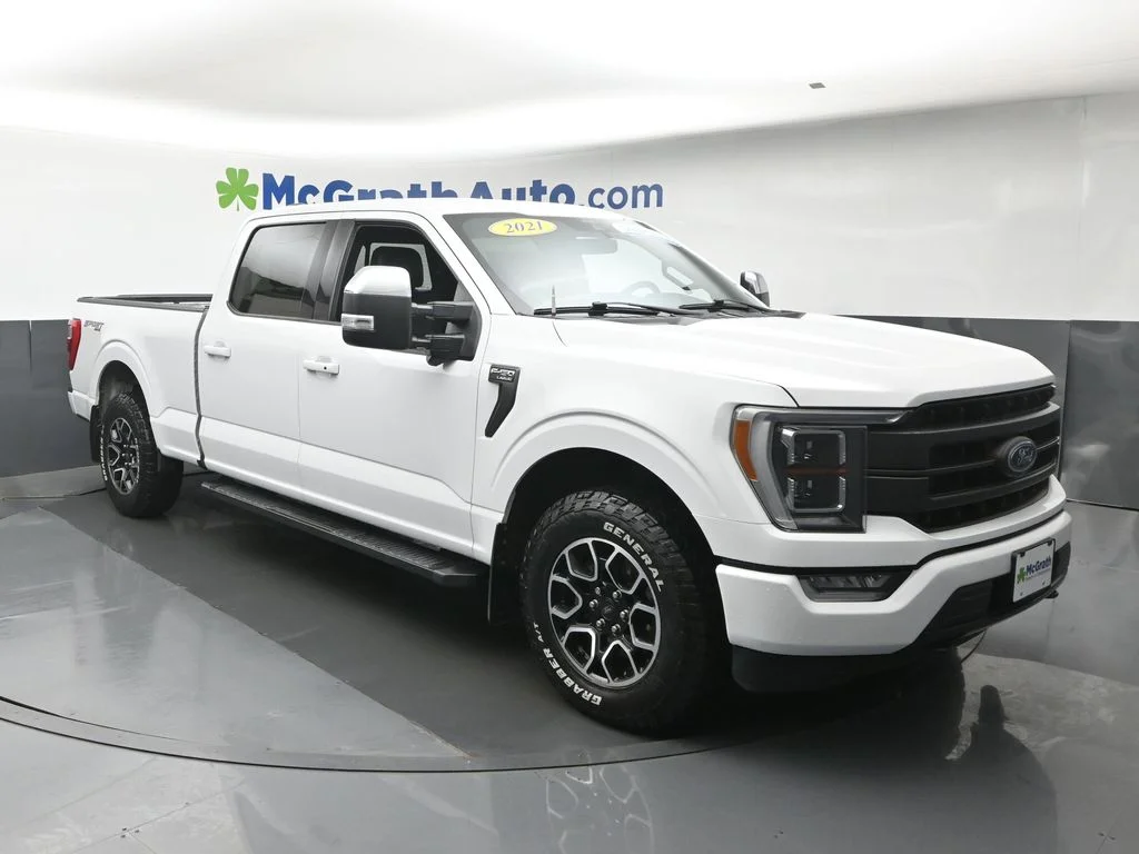 Used 2021 White Ford Lariat image 2