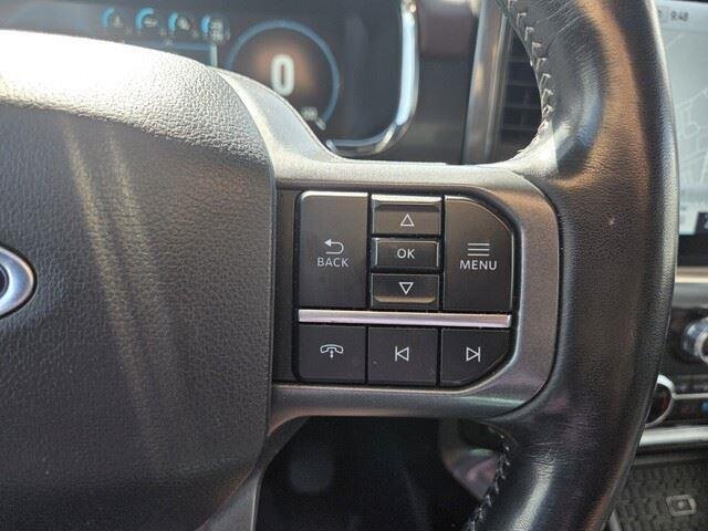 Used 2023 Carbonized Gray Metallic Ford LARIAT image 16