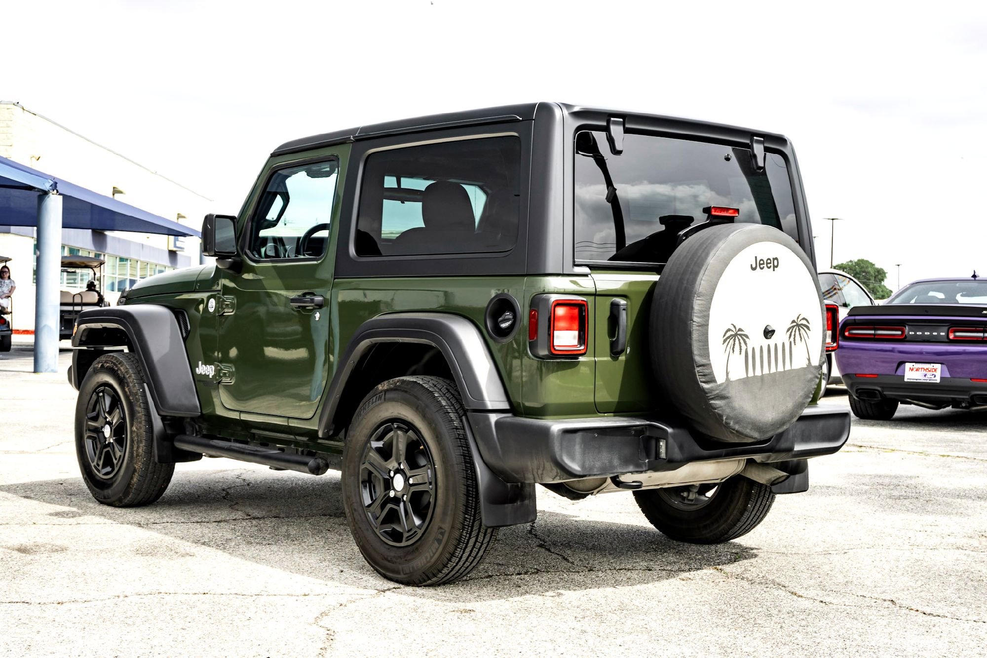 Certified Used 2021 Sarge Green Clearcoat Jeep Sport S image 7