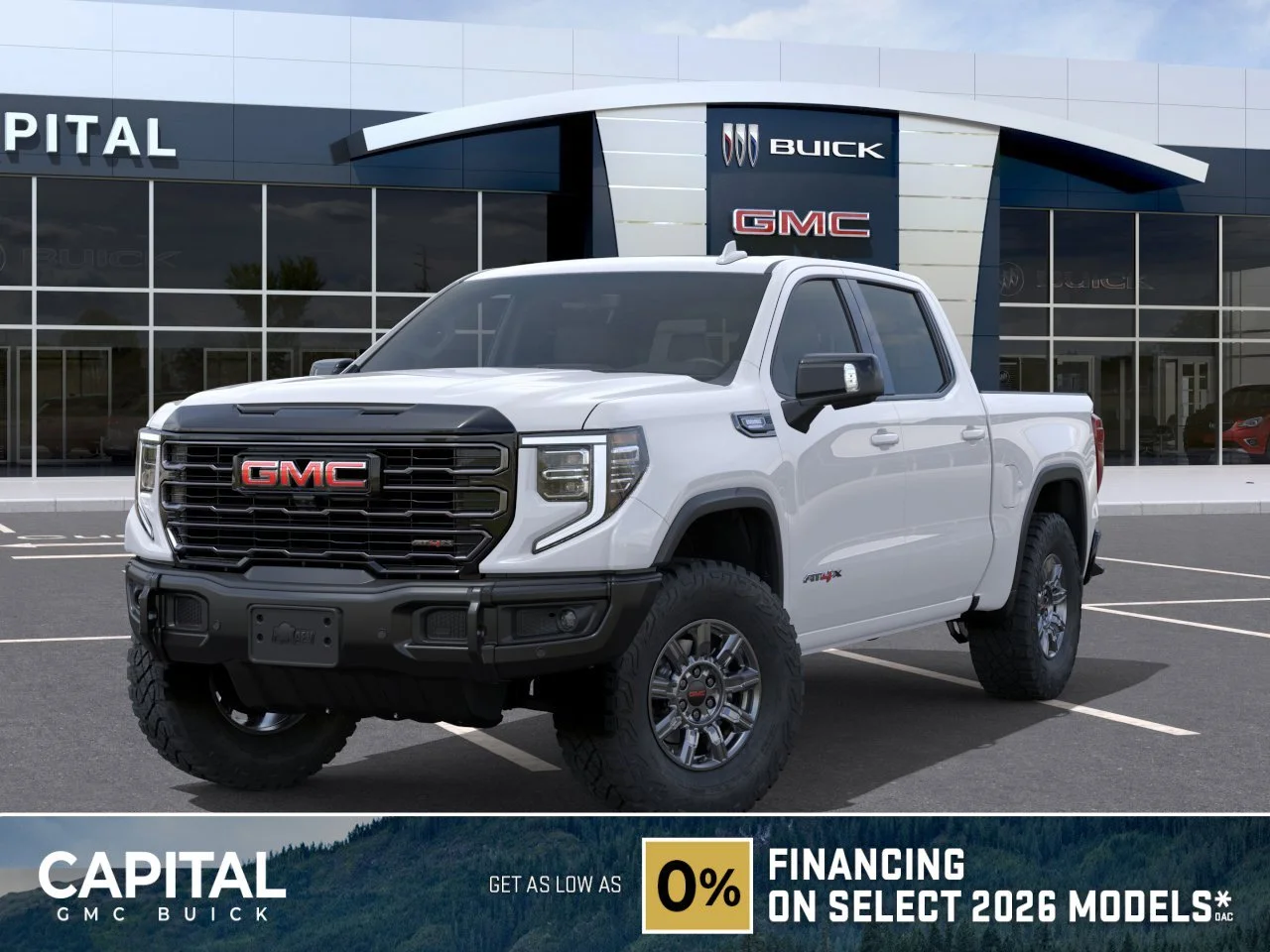 New 2026 Summit White GMC AT4X image 1
