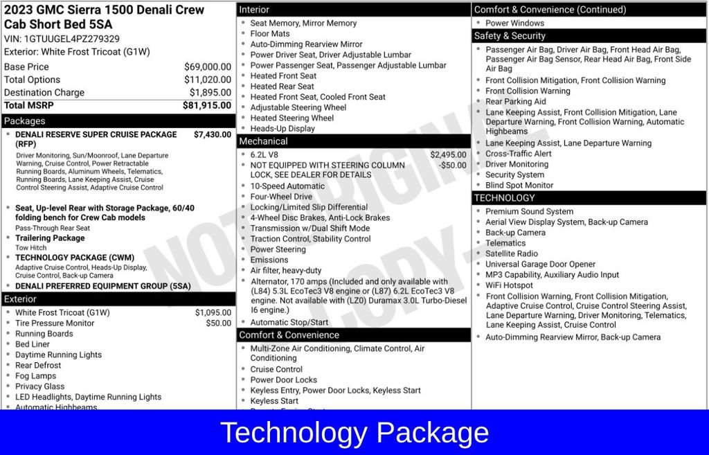 Used 2023 White GMC Denali image 6