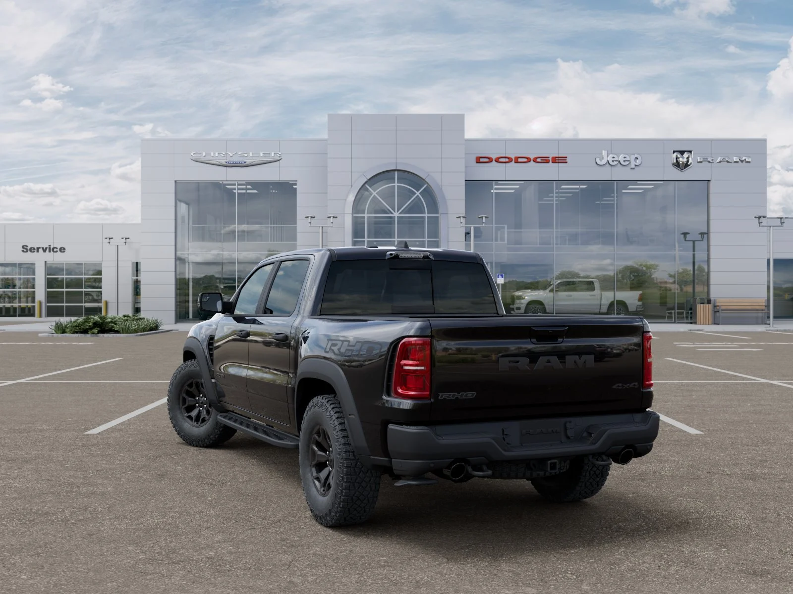 New 2026 Diamond Black Crystal Pearl-Coat Exterior Paint RAM RHO image 60