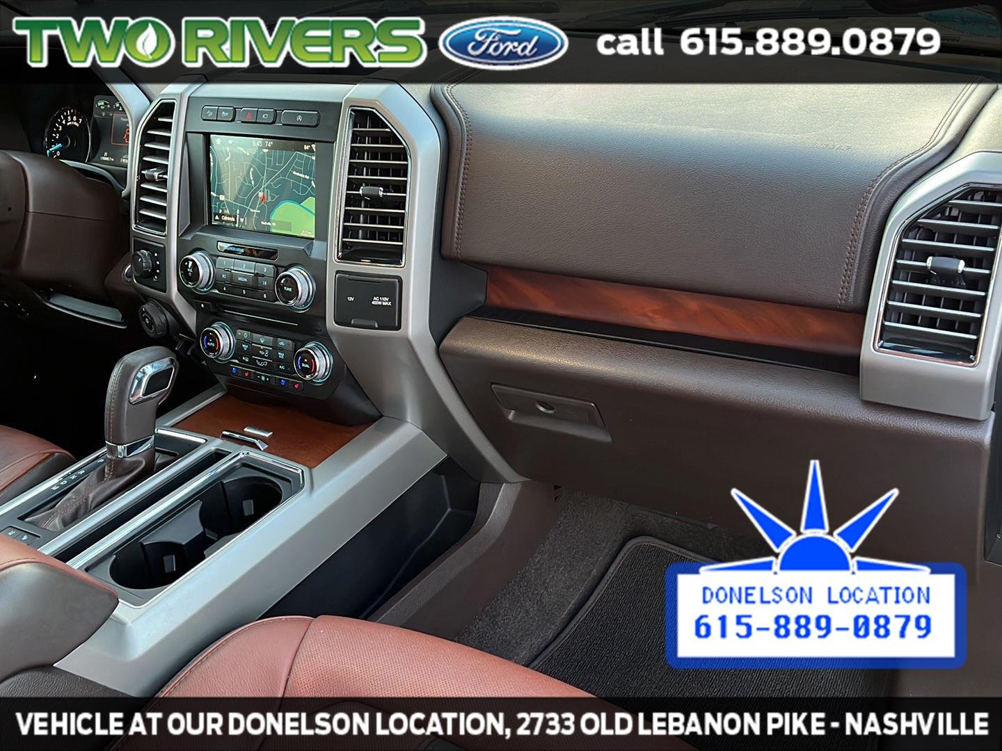 Used 2018 White Gold/Stone Gray Ford King Ranch image 46