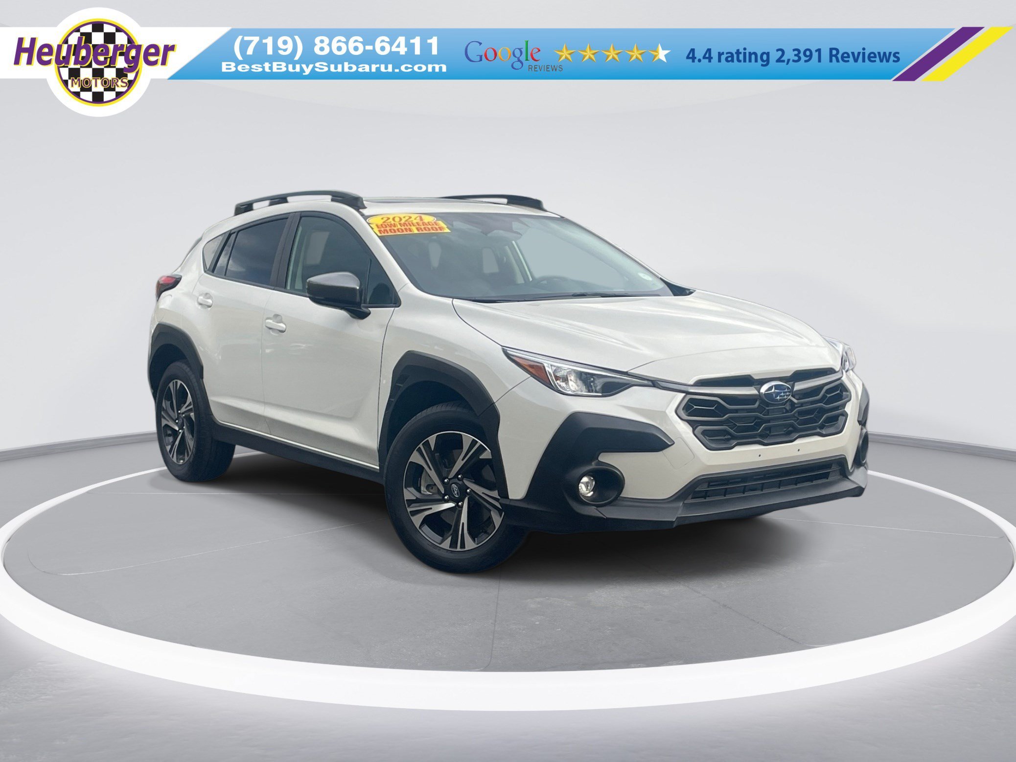 Used 2024 Crystal White Pearl Subaru Premium image 1