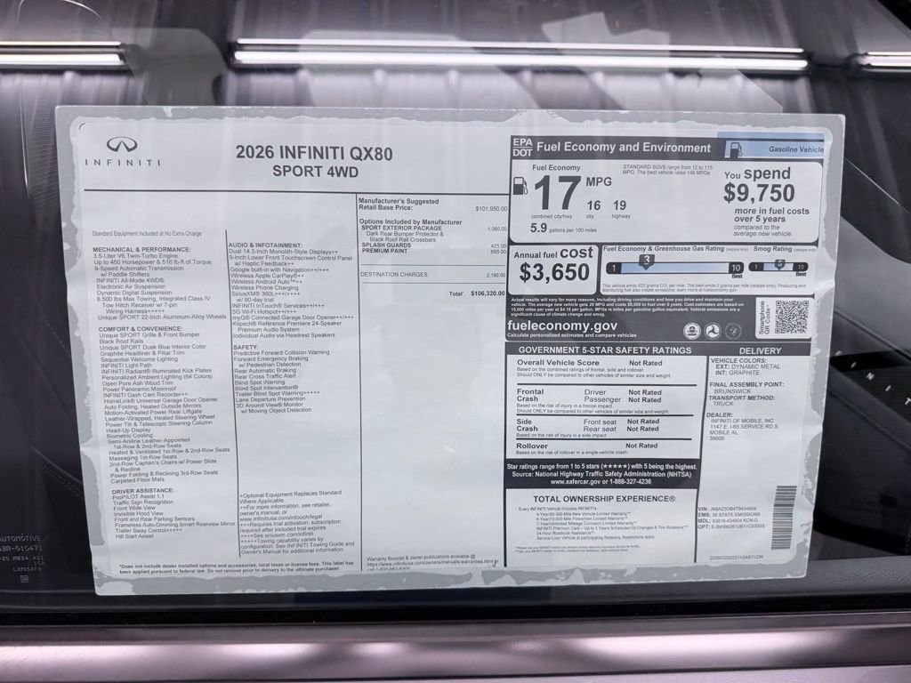 Used 2026 Silver INFINITI SPORT image 50