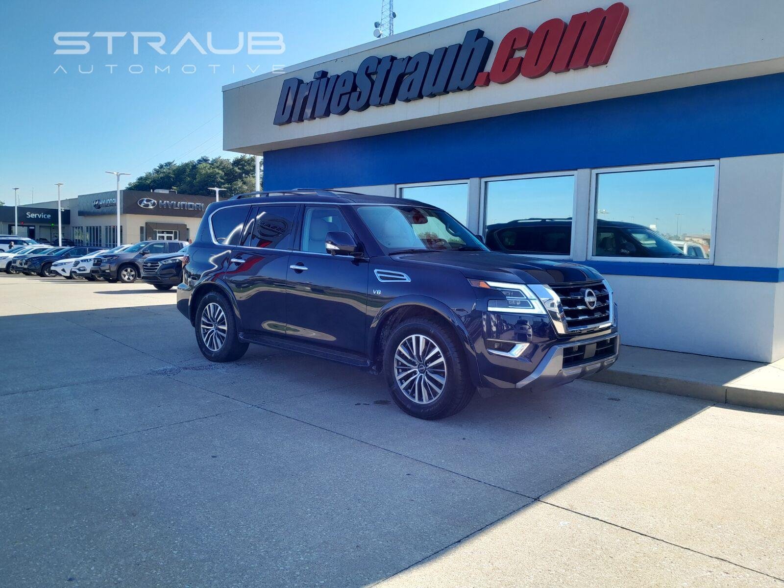 Used 2022 Hermosa Blue Pearl Nissan SL image 2