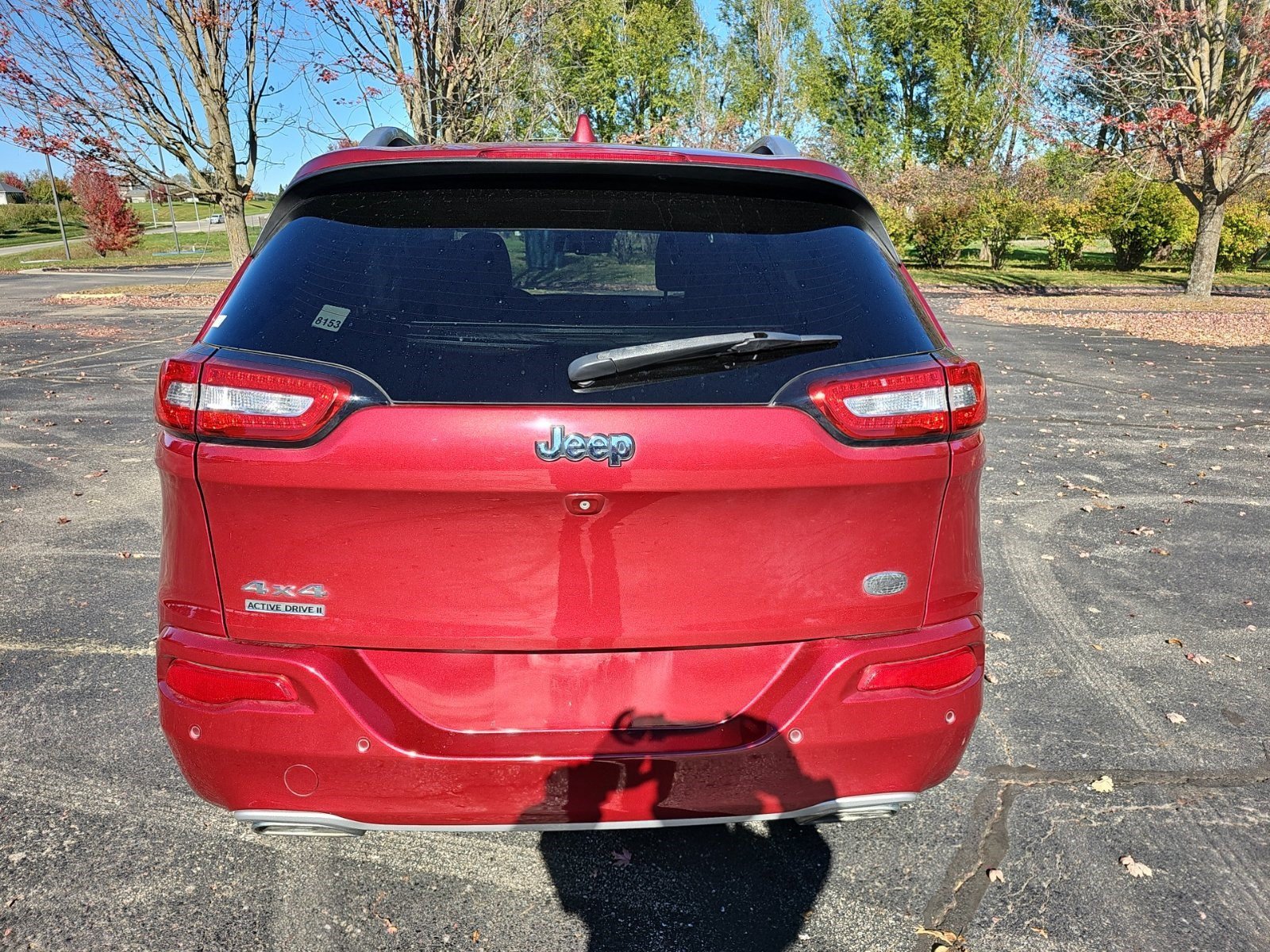 Used 2017 Deep Cherry Red Crystal Pearlcoat Jeep Overland image 4