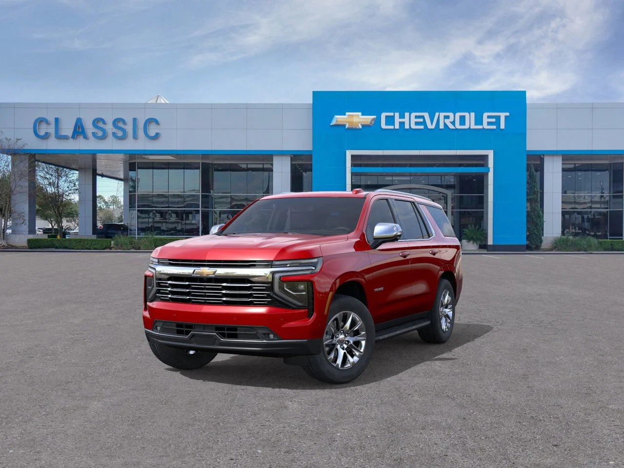 2026 Chevrolet Tahoe Premier Red at Classic Elite Chevrolet Hwy 6