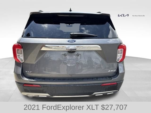 Used 2021 Gray Metallic Ford XLT image 7