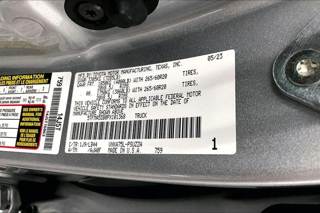 2023 Toyota Tundra 1794 Edition - Photo 43