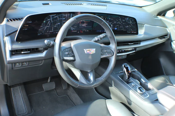 Used 2025 Stellar Black Metallic Cadillac Premium Luxury image 7