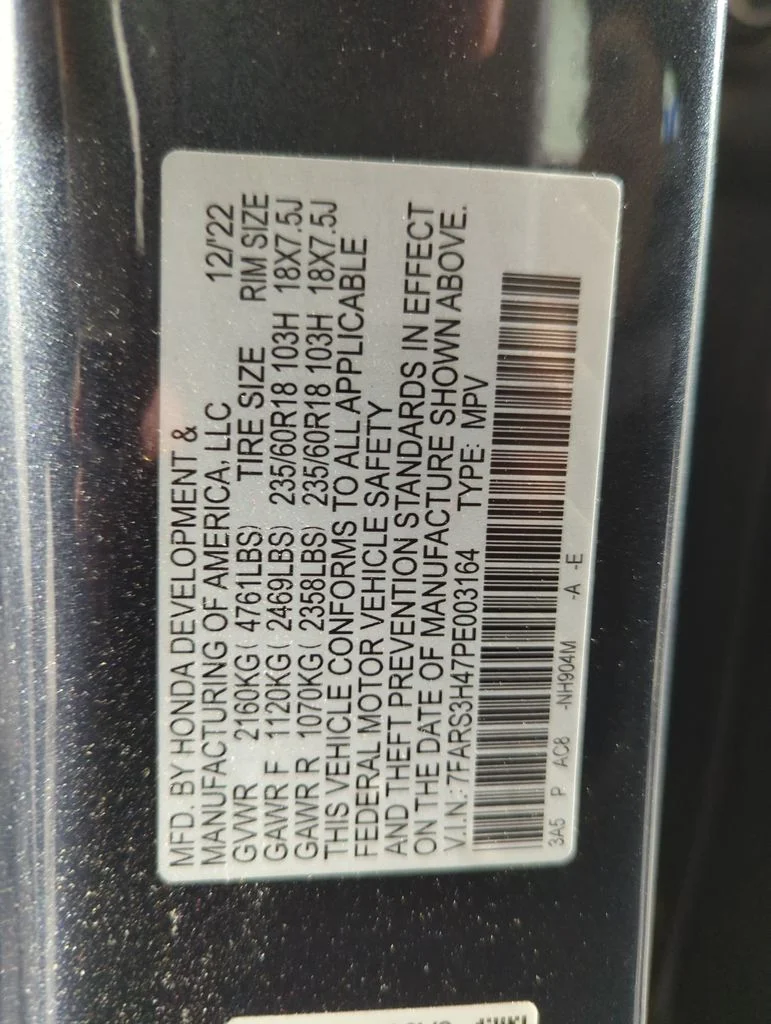 Certified Used 2023 Meteorite Gray Metallic Honda 1.5T 2WD EX image 25
