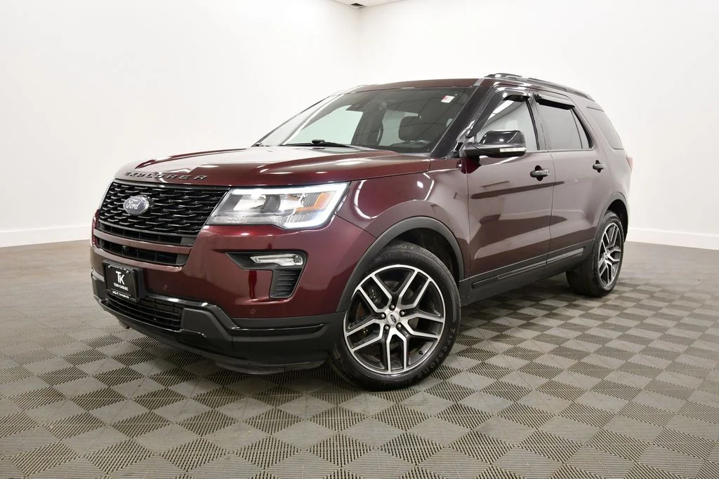 Used 2018 Ford Explorer Sport with VIN 1FM5K8GT7JGC34879 for sale in Rochester, Minnesota