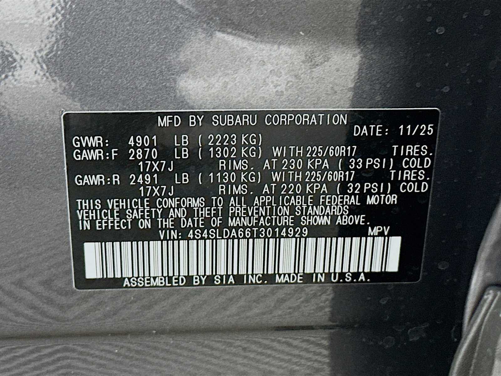 Certified Used 2026 Magnetite Gray Metallic Subaru  image 28