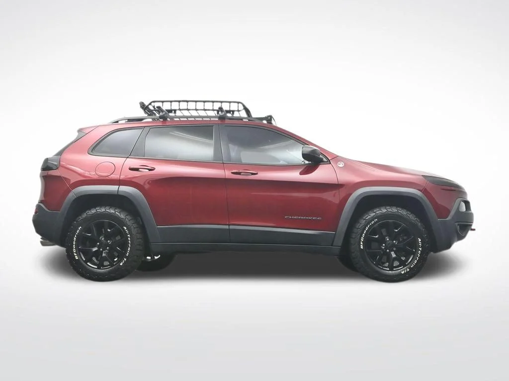 Used 2016 Deep Cherry Red Crystal Pearlcoat Jeep Trailhawk image 35