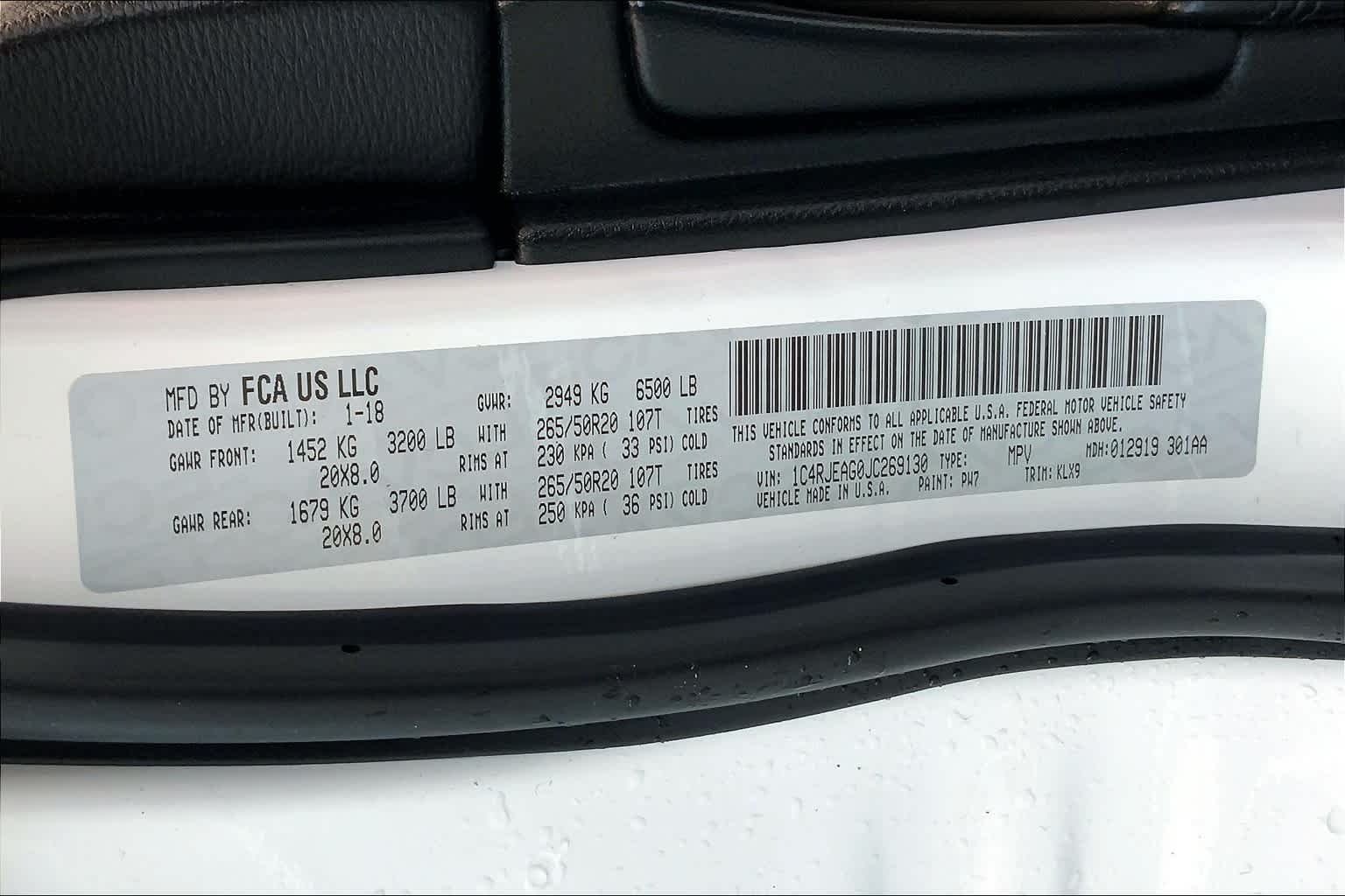 Used 2018 Bright White Clearcoat Jeep Altitude image 34