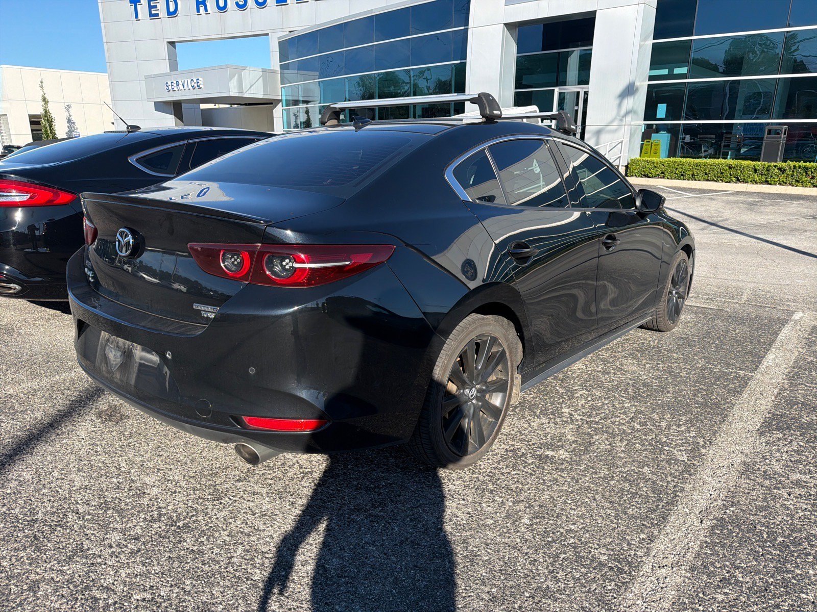 Used 2021 Jet Black Mica Mazda Premium Plus image 3