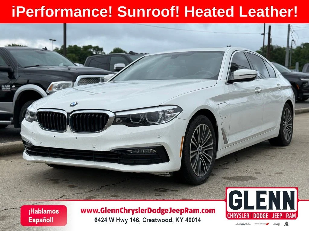 Used 2018 White BMW 530e iPerformance image 1