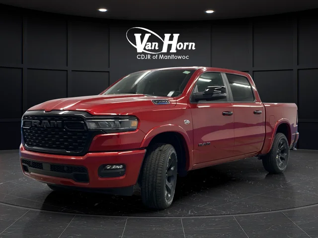 New 2026 Molten Red Pearl-Coat Exterior Paint RAM Big Horn/Lone Star image 3