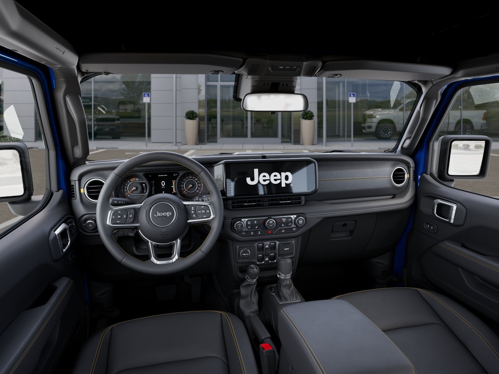 New 2026 Hydro Blue Pearl-Coat Exterior Paint Jeep Sahara image 45