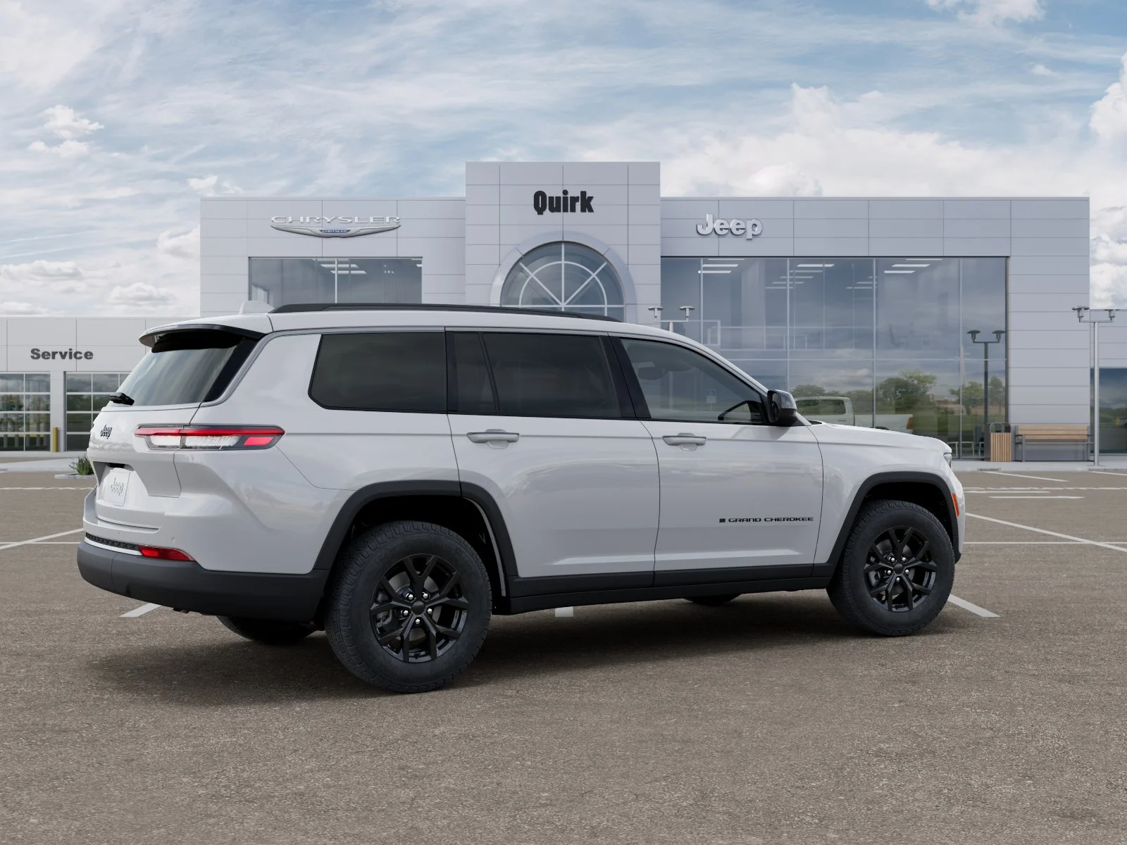 New 2026 Bright White Clear-Coat Exterior Paint Jeep Laredo Altitude image 30
