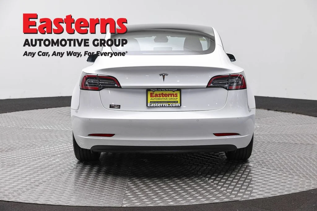 Used 2021 White Tesla Standard Range Plus image 6