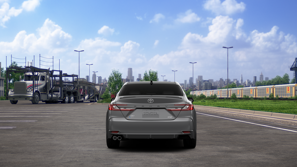 New 2026 Heavy Metal with Midnight Black Metallic roof Toyota XSE image 8