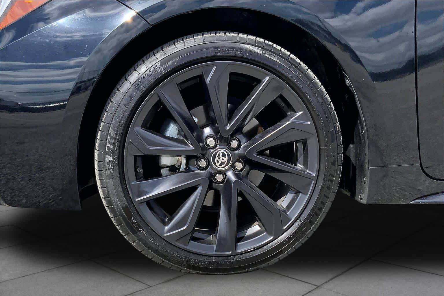 Used 2025 Midnight Black Metallic Toyota SE image 11
