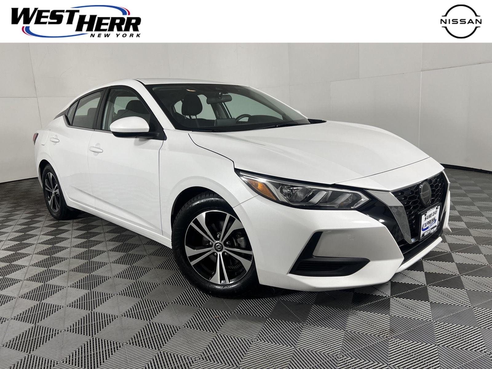 Used 2023 Aspen White Tricoat Nissan SV image 1