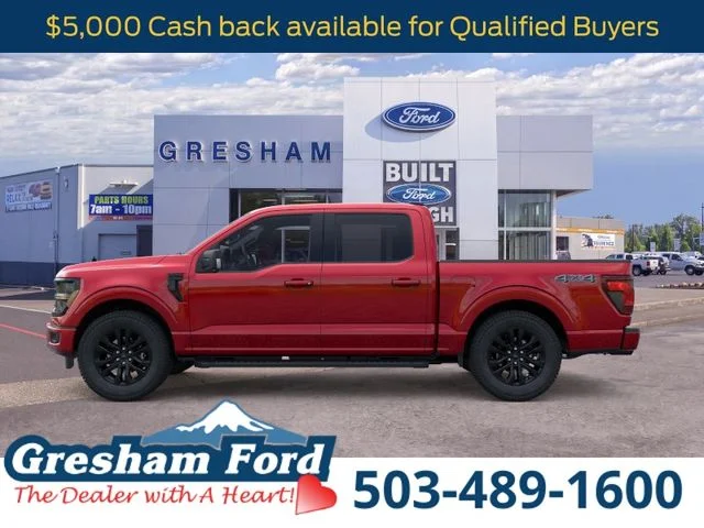 New 2026 Ruby Red Metallic Tinted Clearcoat Ford XLT image 3