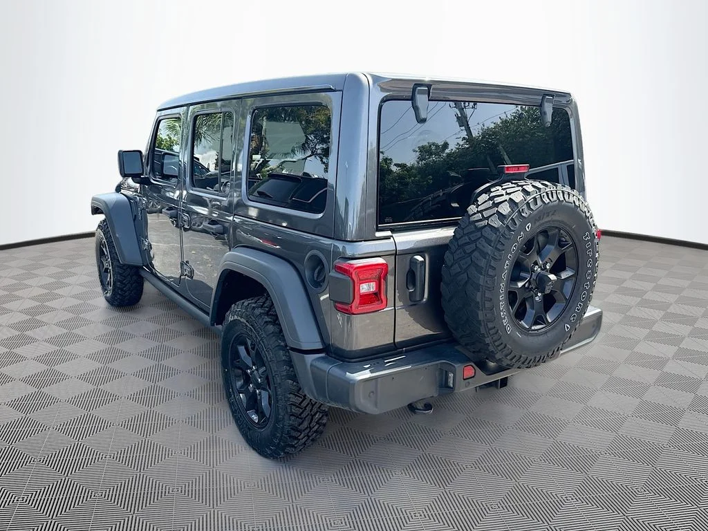 Used 2021 Gray Jeep Unlimited Willys image 8