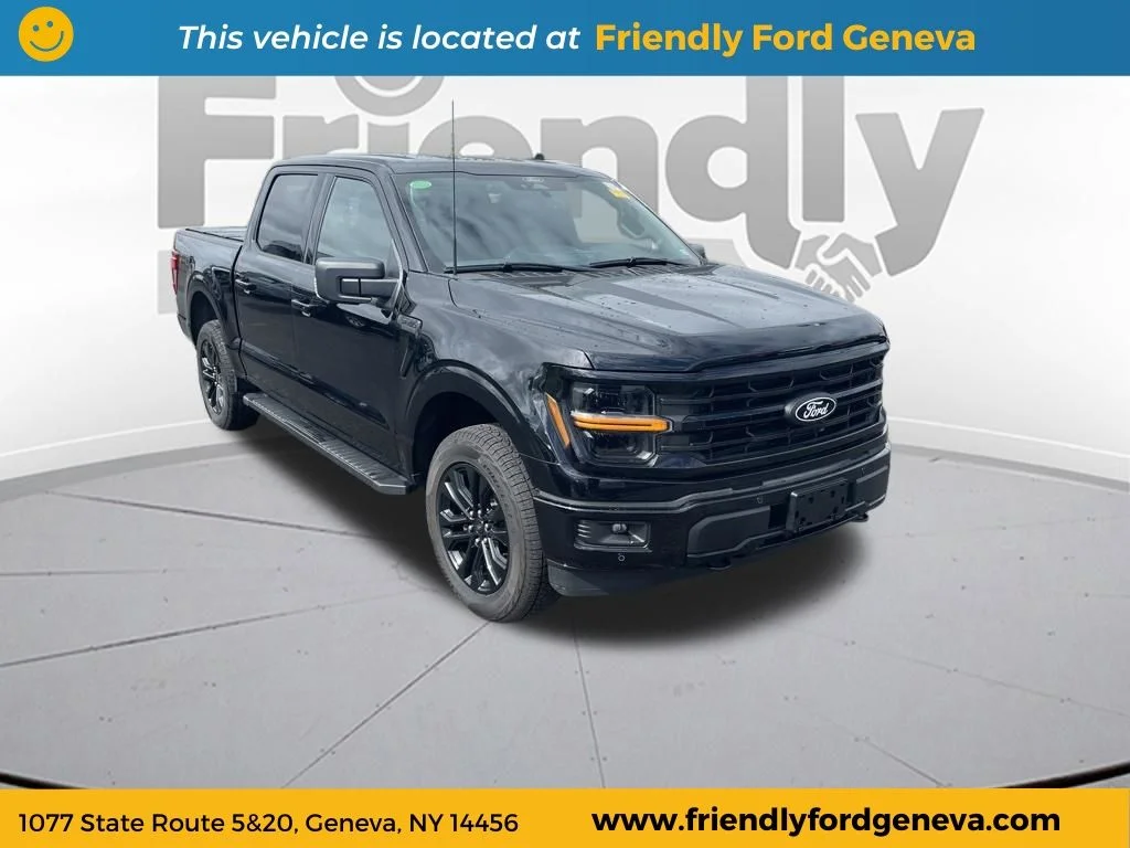 Used 2025 Agate Black Metallic Ford XLT image 39