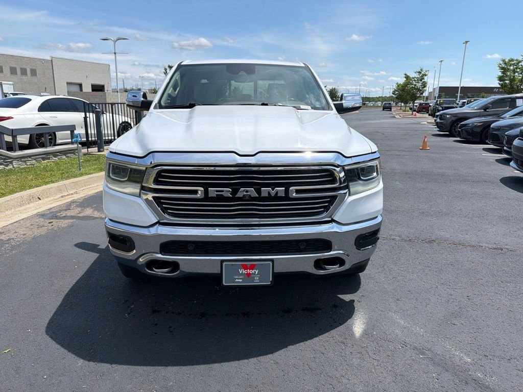 Used 2021 RAM Ram 1500 Pickup Laramie with VIN 1C6SRFJT9MN567303 for sale in Kansas City