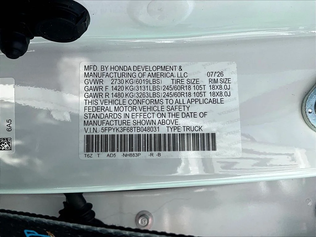 New 2026 Platinum White Pearl Honda TrailSport image 20