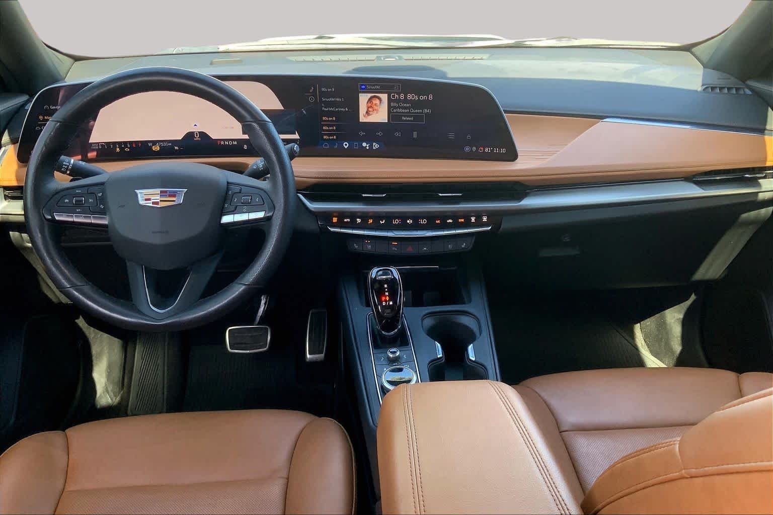 Used 2024 Crystal White Tricoat Cadillac FWD Sport image 16