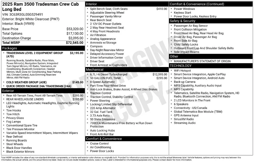 Certified Used 2025 White Ram Tradesman image 39