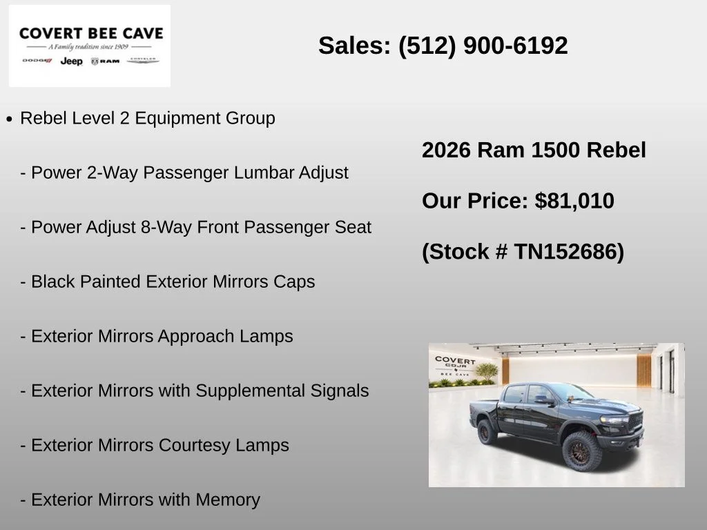 2026 RAM 1500 Rebel - Photo 19