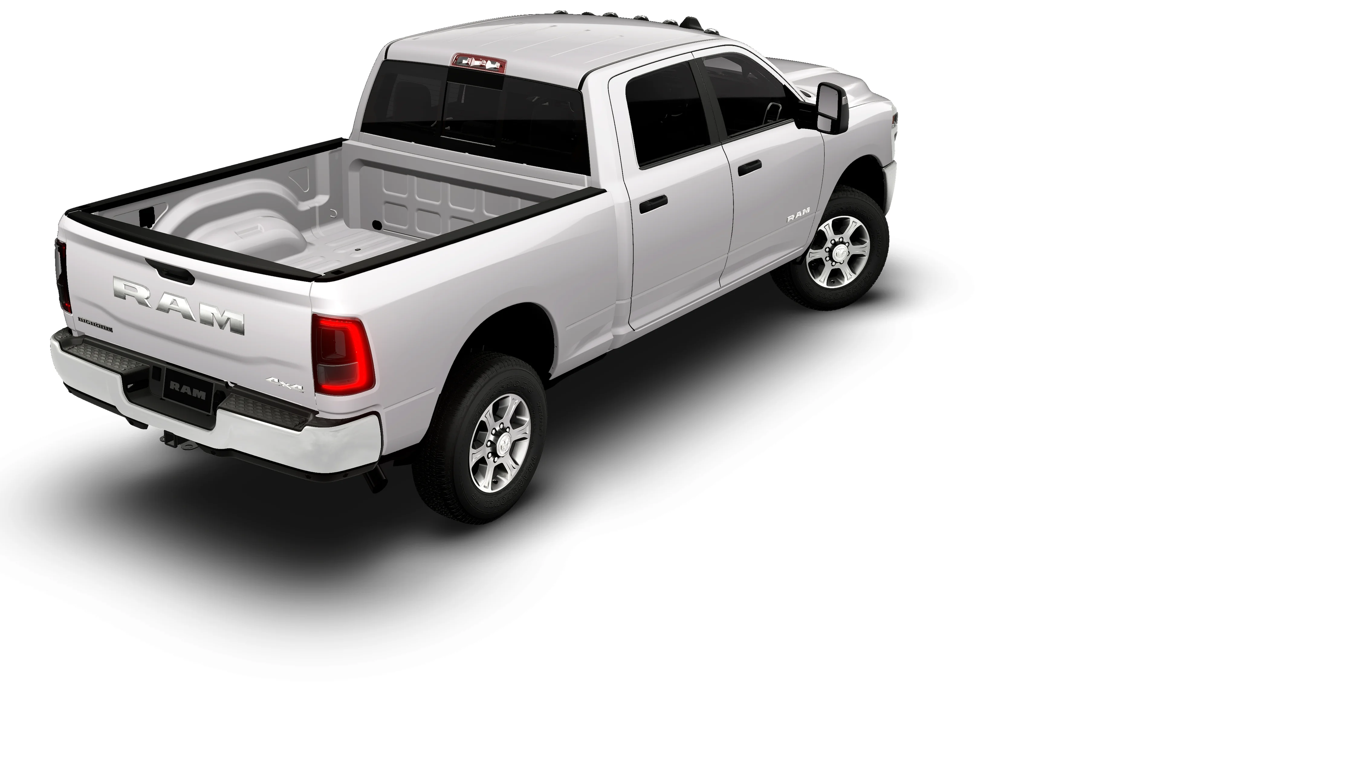 New 2026 Bright White Clear-Coat Exterior Paint RAM Big Horn image 14