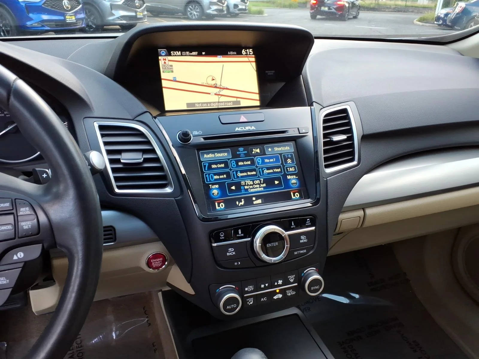 Used 2017 White Diamond Pearl Acura AWD with Technology Package image 9