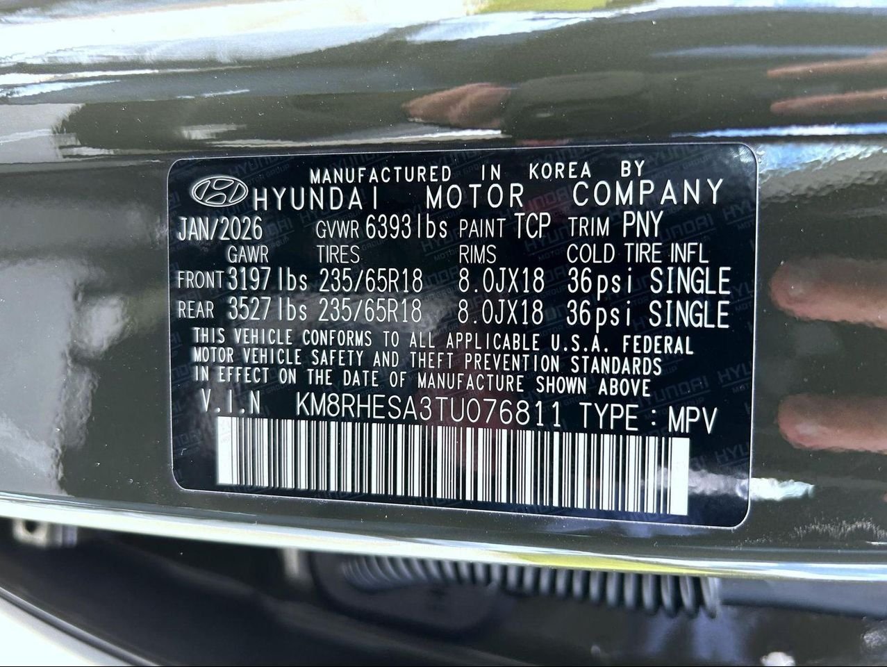New 2026 Green Hyundai SEL Premium image 27