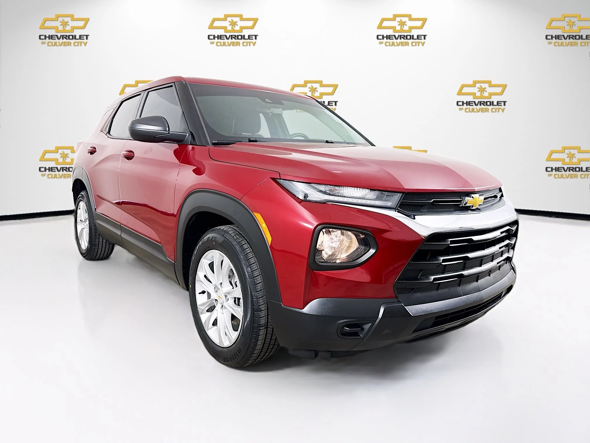 Used 2021 SCARLET RED METALLIC Chevrolet LS image 1