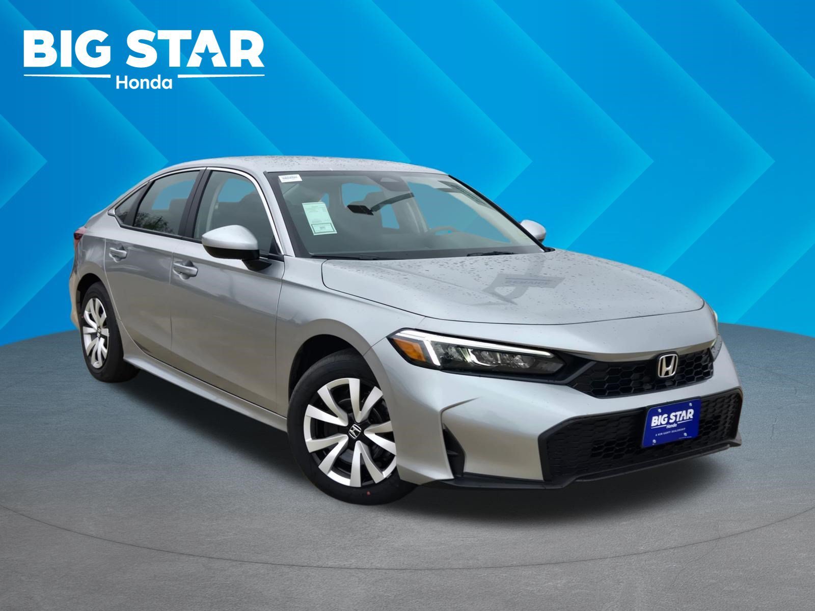 New 2026 Solar Silver Metallic Honda LX image 1