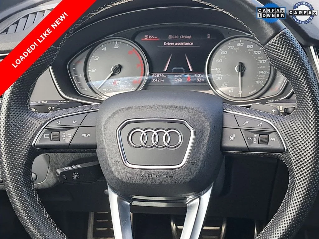 Used 2022 Glacier White Metallic Audi Premium image 11
