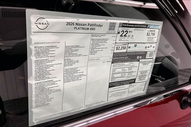 New 2026 Scarlet Ember Tintcoat/Super Black Nissan Platinum image 43