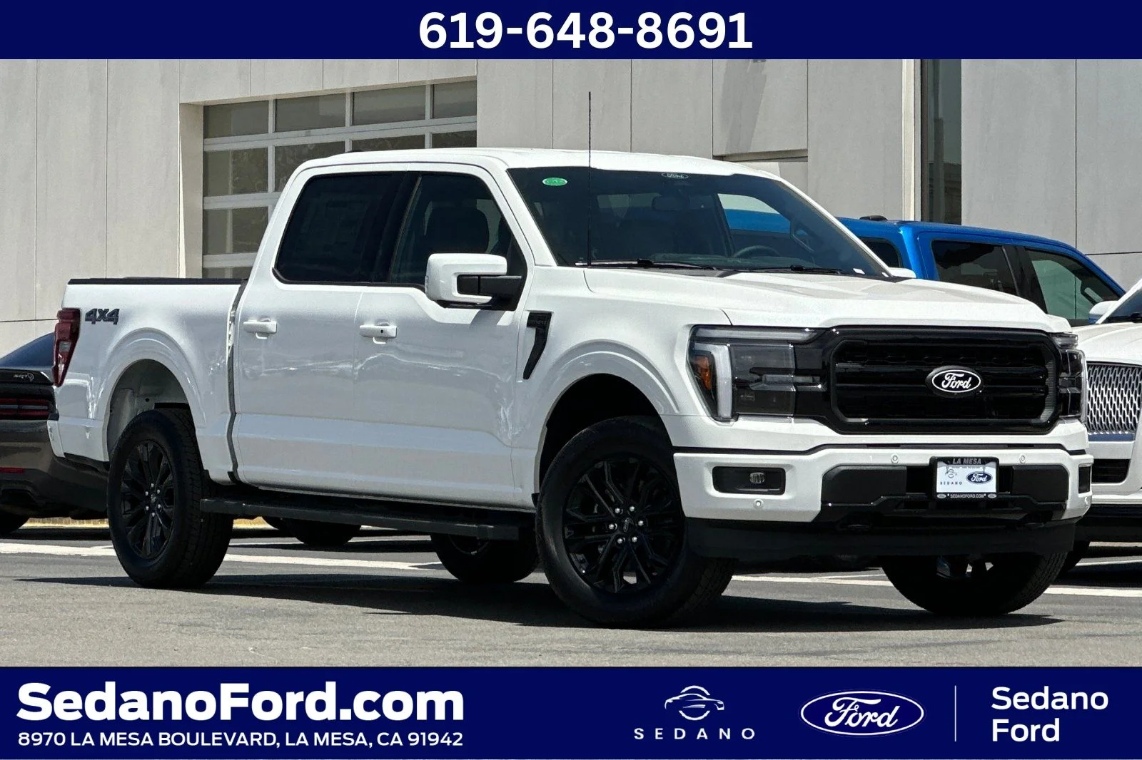 New 2026 Star White Metallic Tri-Coat Ford Lariat® image 1