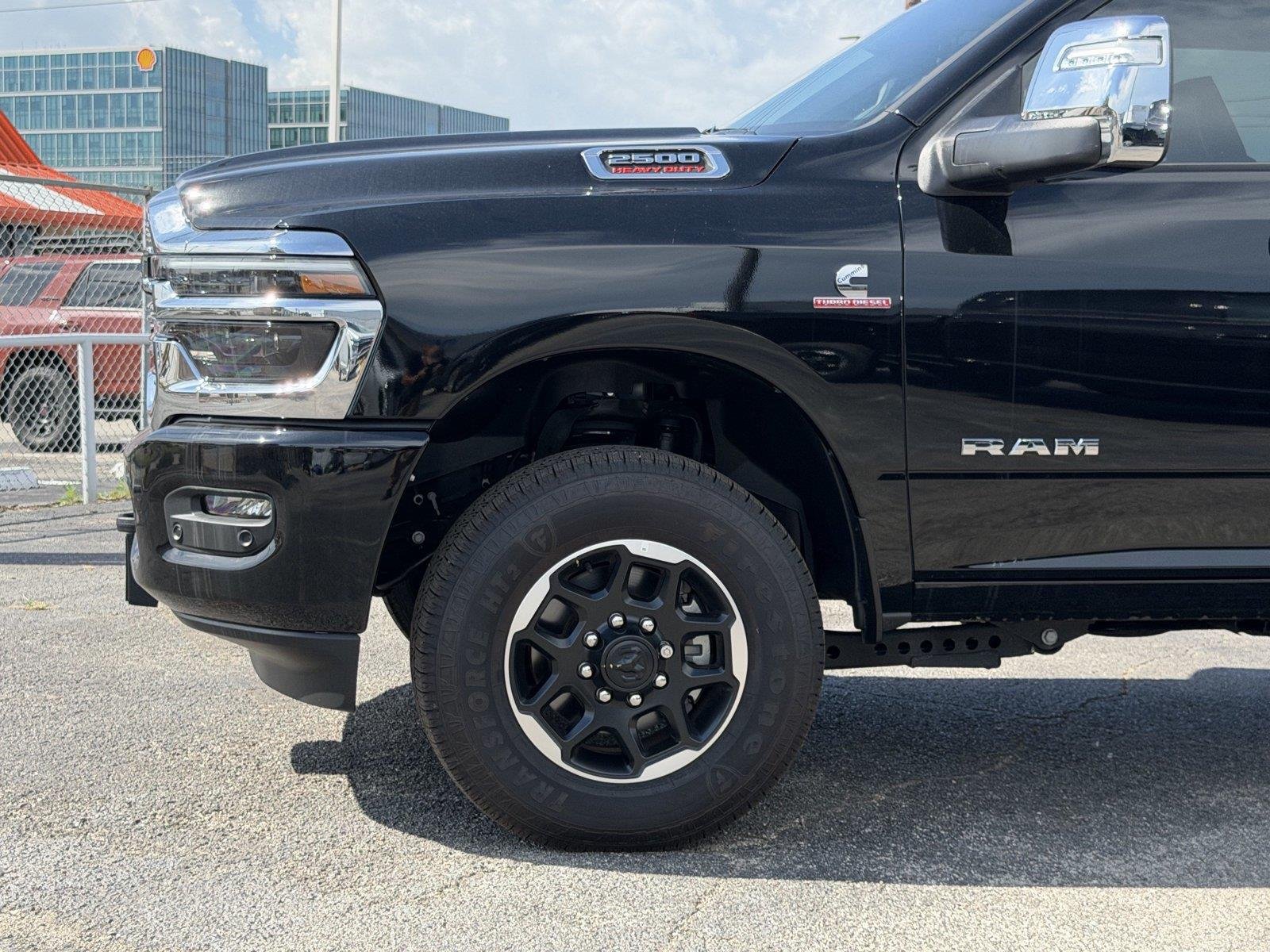 Used 2025 Diamond Black Crystal Pearlcoat Ram Laramie image 10
