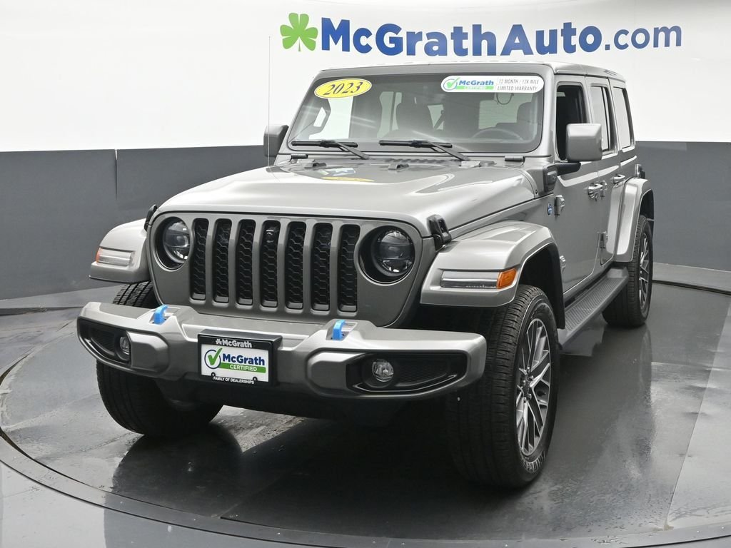 Used 2023 Gray Jeep Sahara 4xe image 21
