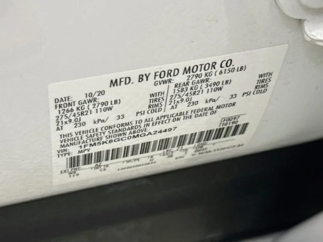 Used 2021 White Metallic Ford ST image 33