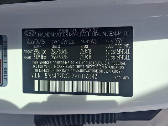 New 2027 White Hyundai SEL image 19